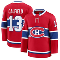 Kdoa M.Canadiens #13 Cole Caufield Red Home Premium Jerseys