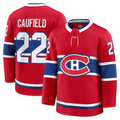 Kdoa M.Canadiens #22 Cole Caufield Red Home Premium Jerseys