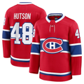 Kdoa M.Canadiens #48 Lane Hutson Red Home Premium Jerseys