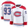 Kdoa M.Canadiens #93 Ivan Demidov White Away Premium Jerseys