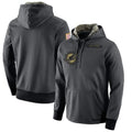 Kdoa M.Dolphins Gray Pullover Hoodies Limited Blank Player Stitched Jerseys