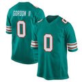 Kdoa M.Dolphins #0 Ollie Gordon II Player Aqua Alternate Home Game Stitched Jerseys