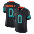 Kdoa M.Dolphins #0 Ollie Gordon II Player Black Limited Pitch Rivalries Collection Home Game Stitched Jerseys