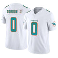 Kdoa M.Dolphins #0 Ollie Gordon II Player White Limited Vapor F.U.S.E. Home Game Stitched Jerseys