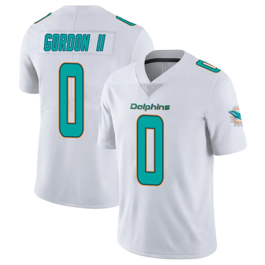 Kdoa M.Dolphins #0 Ollie Gordon II Player White Limited Vapor Untouchable Home Game Stitched Jerseys