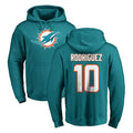 Kdoa M.Dolphins #10 Jacob Rodriguez Player Aqua LOGO Pullover Hoodies Limited Stitched Jerseys