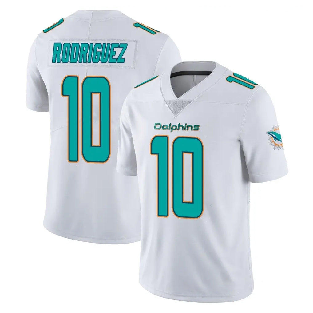 Kdoa M.Dolphins #10 Jacob Rodriguez Player White Limited Vapor Untouchable Home Game Stitched Jerseys