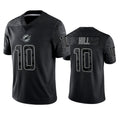 Kdoa M.Dolphins #10 Tyreek Hill Player Black RFLCTV Limited Stitched Jerseys