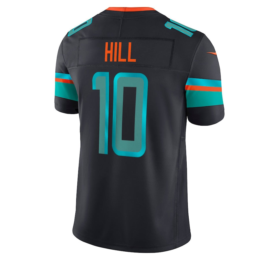 Kdoa M.Dolphins #10 Tyreek Hill Player Blue Rivalries Collection Vapor Limited Stitched Jersey