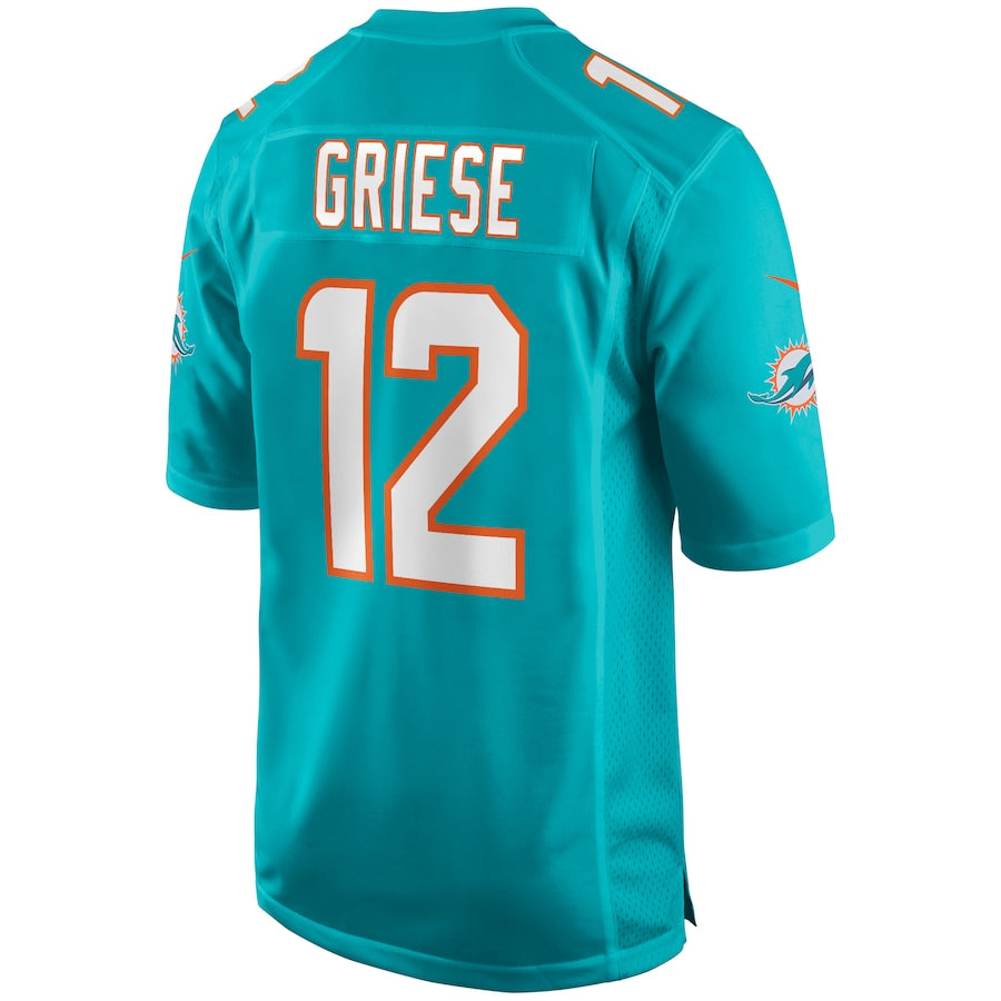 Kdoa M.Dolphins #12 Bob Griese Player Aqua Game Stitched Jerseys