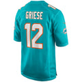 Kdoa M.Dolphins #12 Bob Griese Player Aqua Game Stitched Jerseys