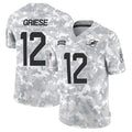 Kdoa M.Dolphins #12 Bob Griese Player Arctic Camo Salute to Service Limited Stitched Jerseys