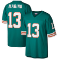 Kdoa M.Dolphins #13 Dan Marino Mitchell & Ness Aqua Big & Tall 1984 Retired Player Replica Stitched Jerseys