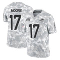 Kdoa M.Dolphins #17 Trey Moore Player Arctic Camo Salute To Service Limited Game Stitched Jerseys