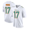 Kdoa M.Dolphins #17 Trey Moore Player White Fashion Home Game Stitched Jerseys