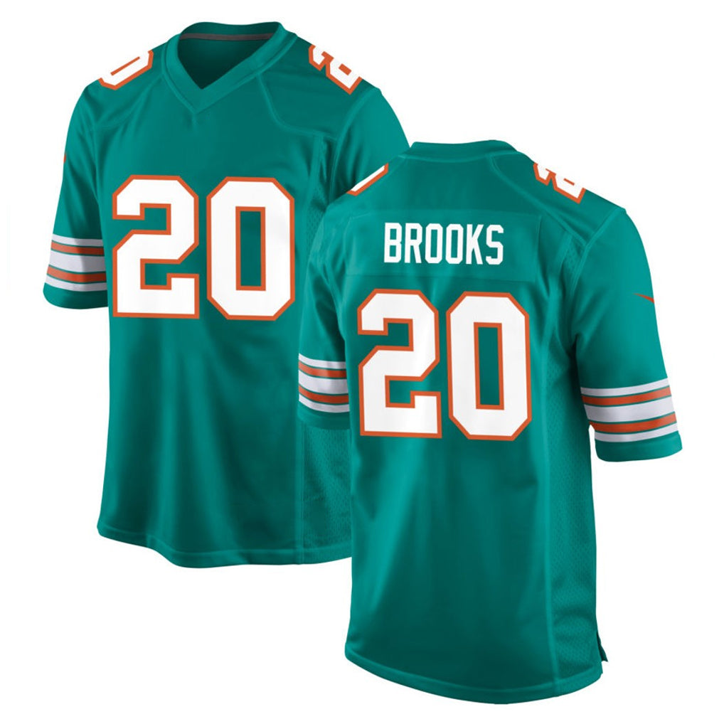 Kdoa M.Dolphins #20 Jordyn Brooks Player Aqua Alternate Home Game Stitched Jerseys