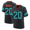 Kdoa M.Dolphins #20 Jordyn Brooks Player Black Pitch Rivalries Collection Home Game Stitched Jerseys