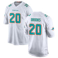 Kdoa M.Dolphins #20 Jordyn Brooks Player White Limited Home Game Stitched Jerseys