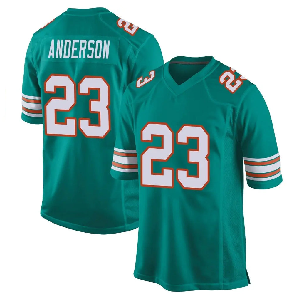 Kdoa M.Dolphins #23 Zayne Anderson Player Aqua Alternate Home Game Stitched Jerseys