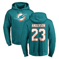 Kdoa M.Dolphins #23 Zayne Anderson Player Aqua LOGO Pullover Hoodies Limited Stitched Jerseys