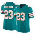 Kdoa M.Dolphins #23 Zayne Anderson Player Aqua Limited Alternate Vapor F.U.S.E. Home Game Stitched Jerseys