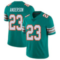 Kdoa M.Dolphins #23 Zayne Anderson Player Aqua Limited Alternate Vapor Untouchable Home Game Stitched Jerseys