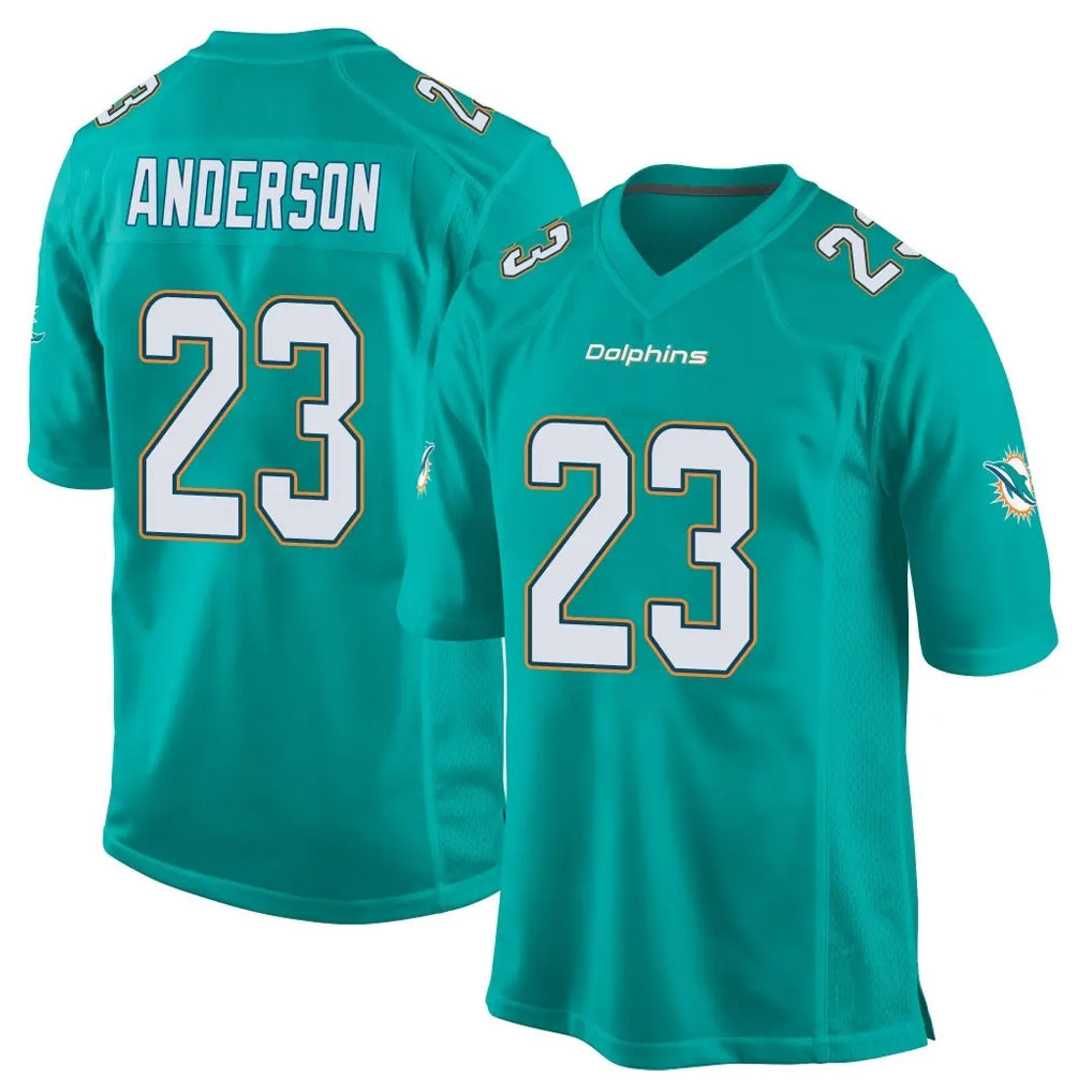 Kdoa M.Dolphins #23 Zayne Anderson Player Aqua Team Color Home Game Stitched Jerseys