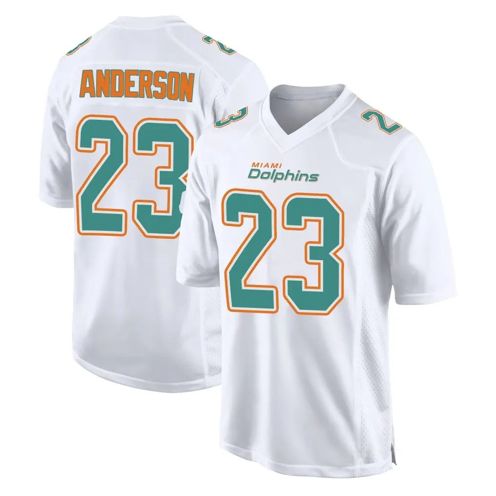 Kdoa M.Dolphins #23 Zayne Anderson Player White Fashion Home Game Stitched Jerseys