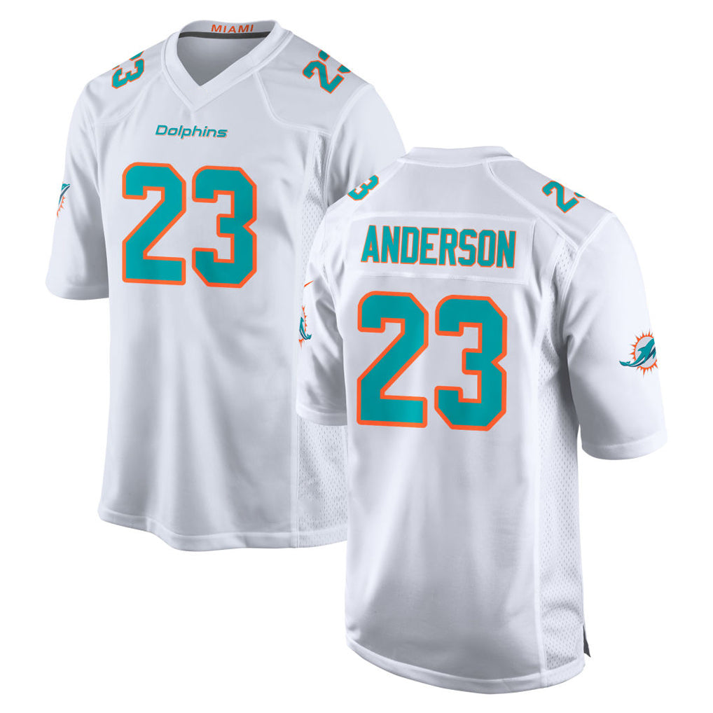 Kdoa M.Dolphins #23 Zayne Anderson Player White Limited Home Game Stitched Jerseys