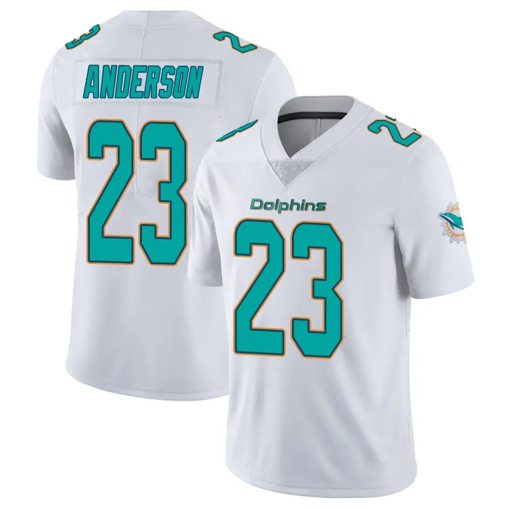 Kdoa M.Dolphins #23 Zayne Anderson Player White Limited Vapor Untouchable Home Game Stitched Jerseys