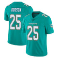 Kdoa M.Dolphins #25 Tyrel Dodson Player Aqua Limited Vapor Untouchable Home Game Stitched Jerseys