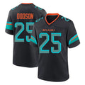 Kdoa M.Dolphins #25 Tyrel Dodson Player Black Pitch Rivalries Collection Home Game Stitched Jerseys