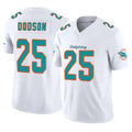 Kdoa M.Dolphins #25 Tyrel Dodson Player White Limited Vapor F.U.S.E. Home Game Stitched Jerseys