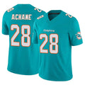 Kdoa M.Dolphins #28 De'Von Achane Player Aqua Limited Vapor F.U.S.E. Home Game Stitched Jerseys