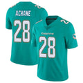 Kdoa M.Dolphins #28 De'Von Achane Player Aqua Limited Vapor Untouchable Home Game Stitched Jerseys