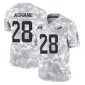 Kdoa M.Dolphins #28 De'Von Achane Player Arctic Camo Salute To Service Limited Game Stitched Jerseys