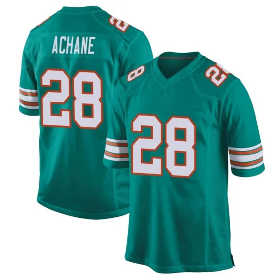 Kdoa M.Dolphins #28 De??£¤Von Achane Player Green Alternate Game Stitched Jerseys