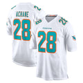 Kdoa M.Dolphins #28 De'Von Achane Player White Limited Home Game Stitched Jerseys