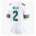 Kdoa M.Dolphins #2 Malik Willis Player White Limited Home Game Stitched Jerseys