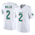 Kdoa M.Dolphins #2 Malik Willis Player White Limited Vapor F.U.S.E. Home Game Stitched Jerseys