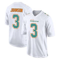 Kdoa M.Dolphins #3 Chris Johnson Player White Fashion Home Game Stitched Jerseys