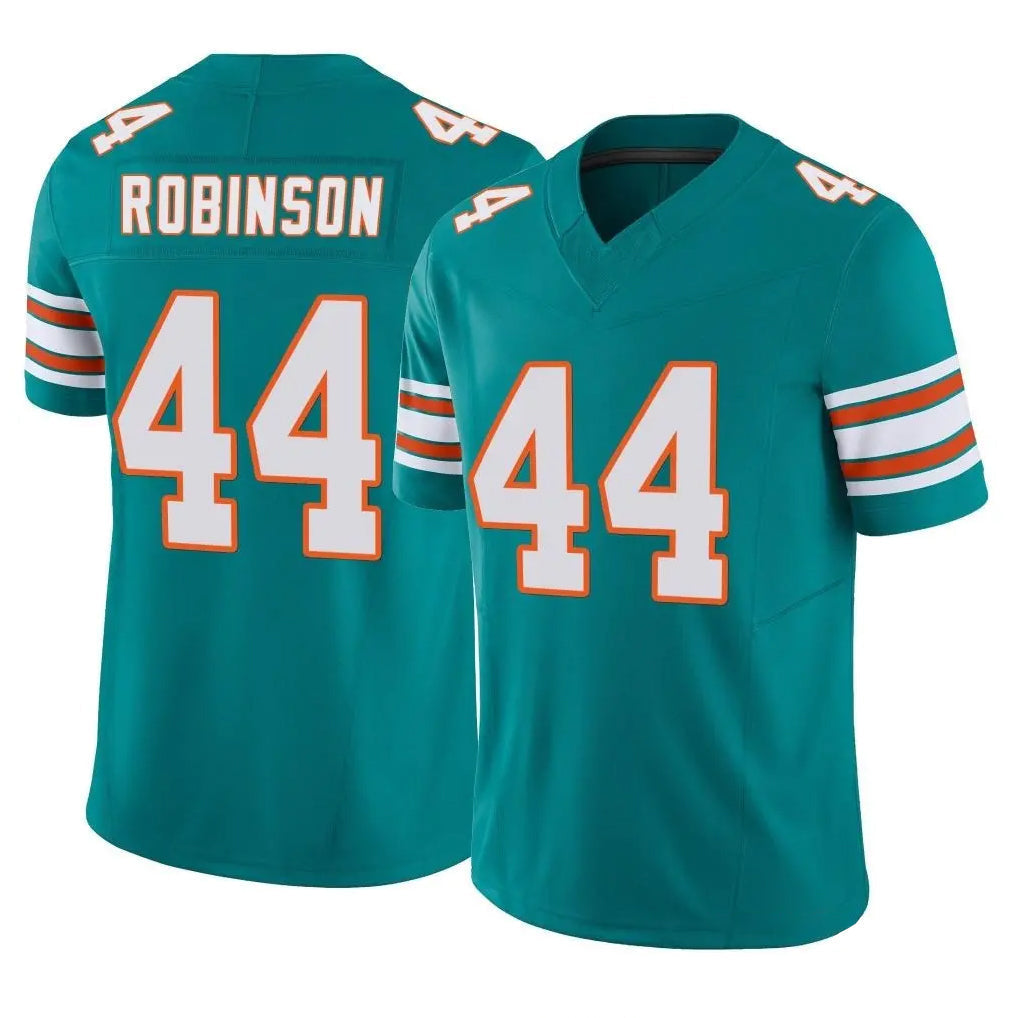 Kdoa M.Dolphins #44 Chop Robinson Player Aqua Limited Alternate Vapor F.U.S.E. Home Game Stitched Jerseys
