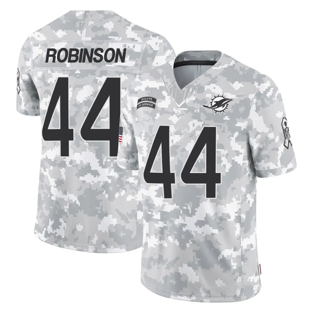 Kdoa M.Dolphins #44 Chop Robinson Player Arctic Camo Salute To Service Limited Game Stitched Jerseys
