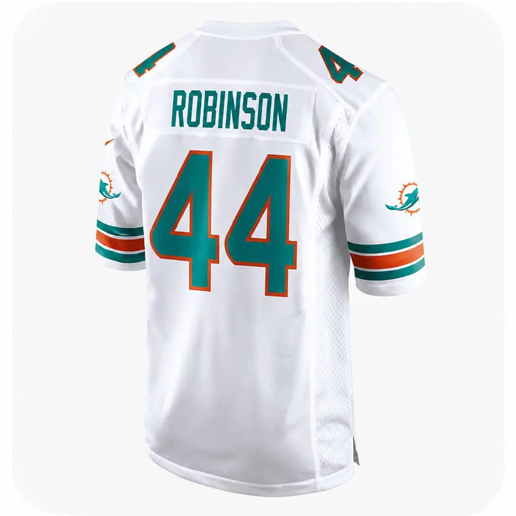 Kdoa M.Dolphins #44 Chop Robinson Player White Limited Home Game Stitched Jerseys