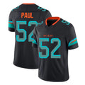 Kdoa M.Dolphins #52 Patrick Paul Player Black Limited Pitch Rivalries Collection Home Game Stitched Jerseys