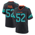 Kdoa M.Dolphins #52 Patrick Paul Player Black Pitch Rivalries Collection Home Game Stitched Jerseys