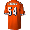 Kdoa M.Dolphins #54 Zach Thomas Mitchell & Ness Orange Legacy Replica Stitched Puhic Jersey