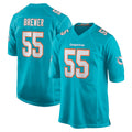 Kdoa M.Dolphins #55 Aaron Brewer Player Aqua Home Game Stitched Jerseys