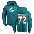 Kdoa M.Dolphins #72 Jonah Savaiinaea Player Aqua LOGO Pullover Hoodies Limited Stitched Jerseys