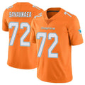 Kdoa M.Dolphins #72 Jonah Savaiinaea Player Orange Limited Home Game Stitched Jerseys
